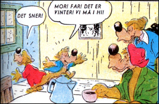 Hjemlig idyl hos Familien Bjrn